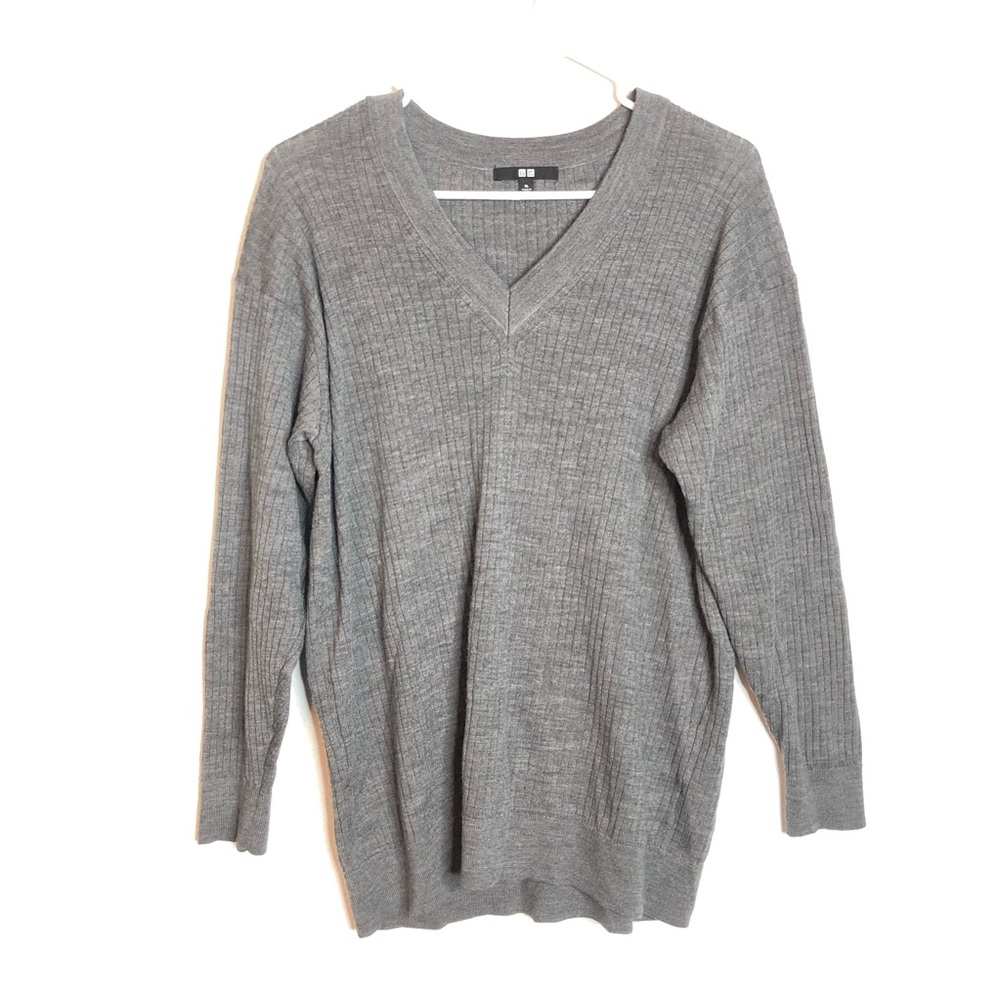 UNIQLO Wool Blend Ribbed Knit Sweater - Picture 7 of 7